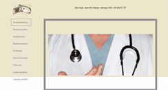 Desktop Screenshot of diehandyklinik.de